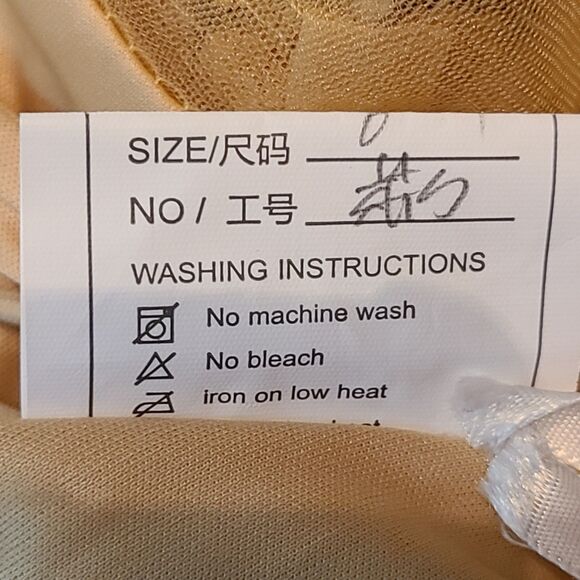 New Prom Special Occasion (0) Gold Velvet Embroidered & Sequin Corset Maxi Dress - Picture 10 of 10